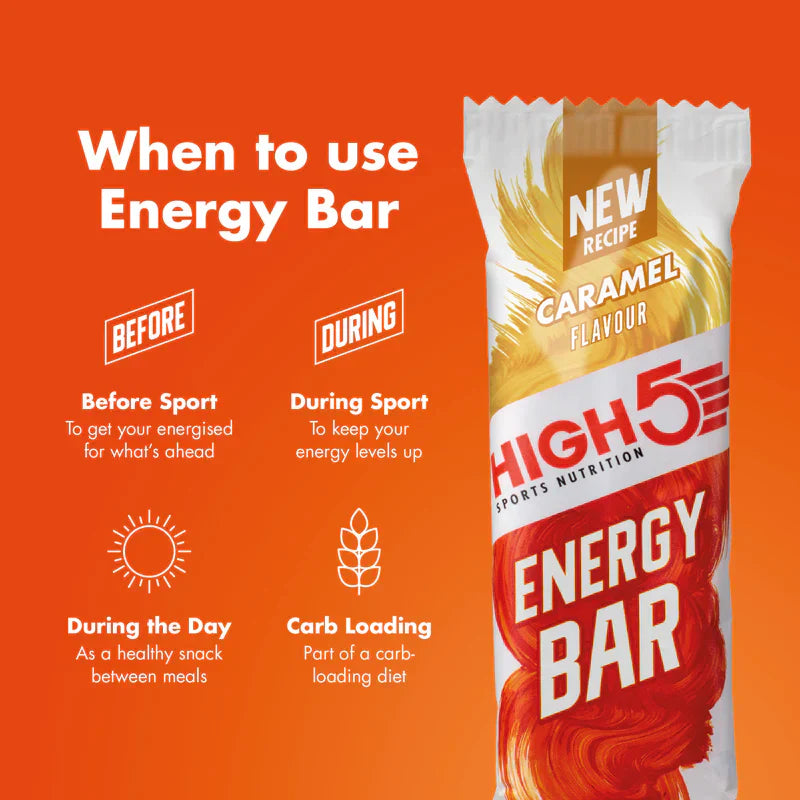 High5 Energieriegel Karamell (12 x 55g) MHD-Ware
