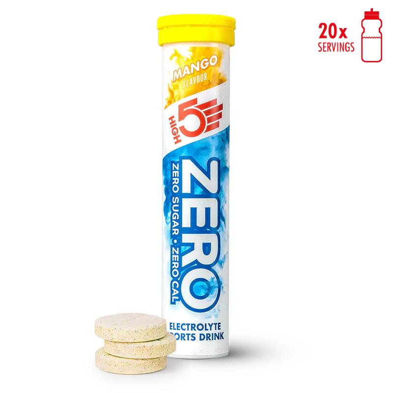 High5 Elektrolyt-Tabletten ZERO Mango (20 Tabletten) MHD-Ware