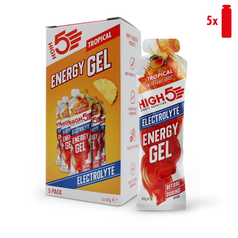 High5 Energygel Elektrolyt Tropical (5x60g) MHD WARE