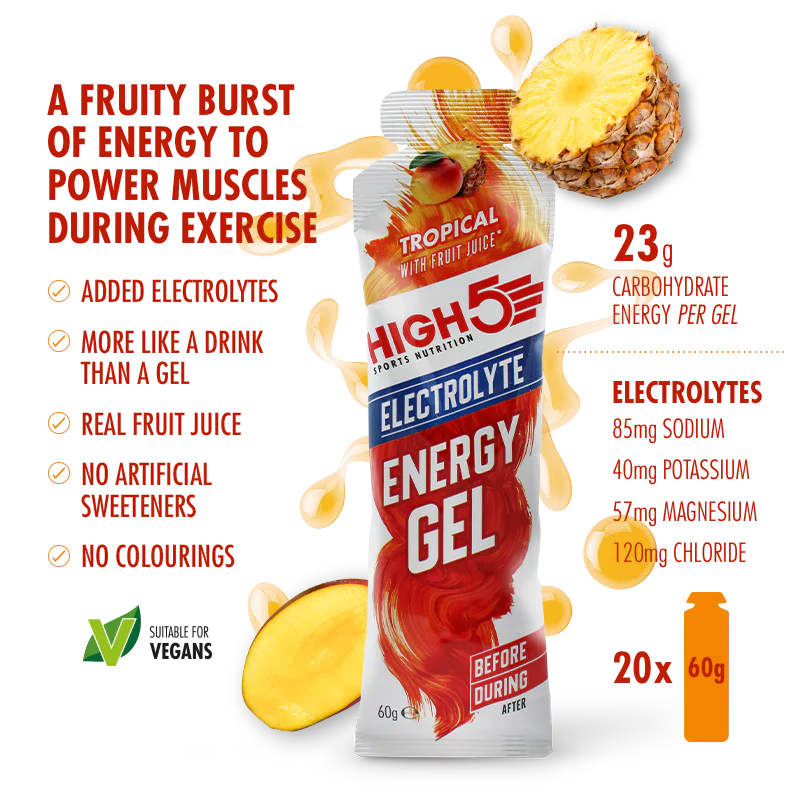 High5 Energygel Elektrolyt Tropical (5x60g) MHD WARE