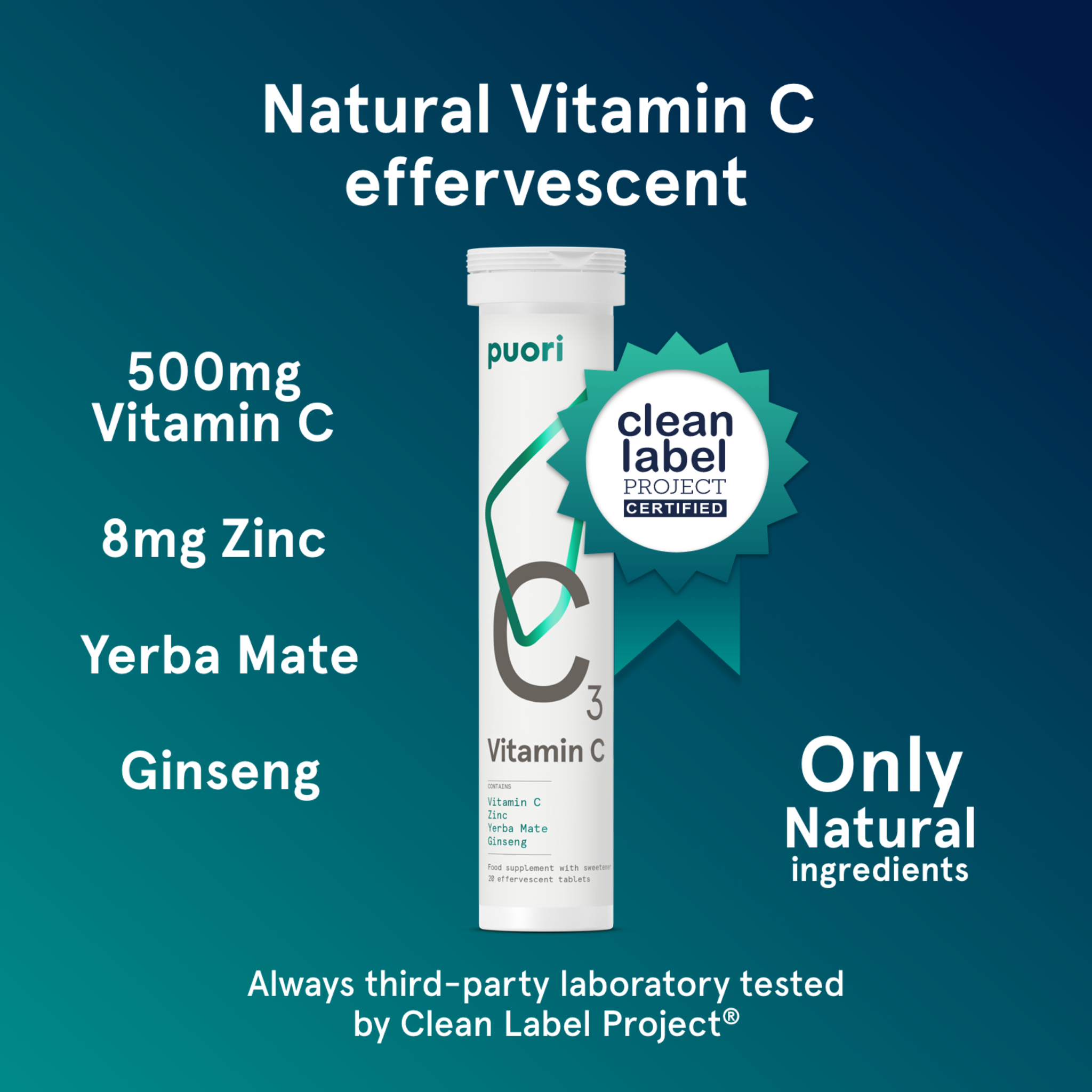 Puori Vitamin C3 (20 Tabletten)