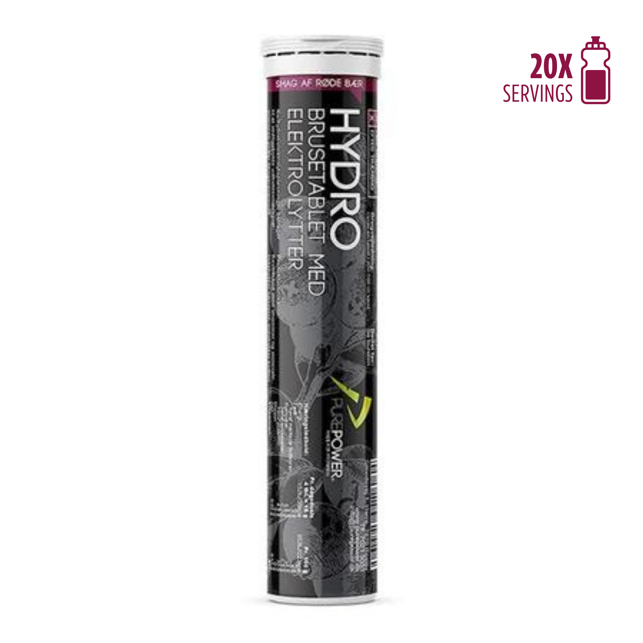 PurePower Elektrolyt-Tabletten Rote Beeren (20 Stk.)