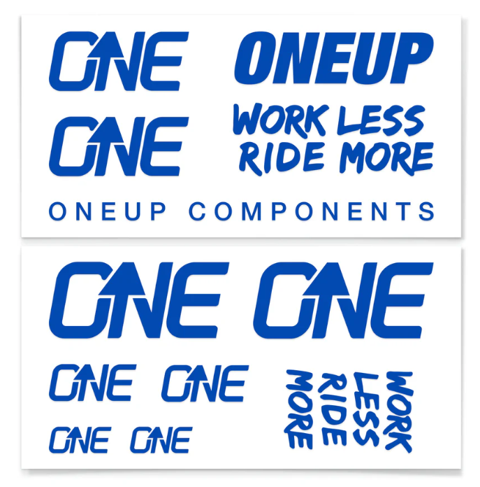 OneUp HB Aufkleber-Set Blau