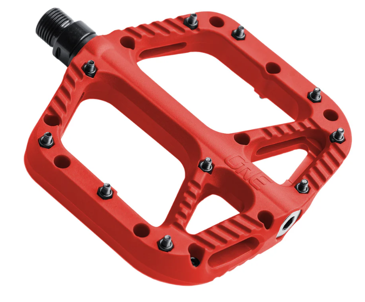 OneUp Composite Flat Pedale Rot