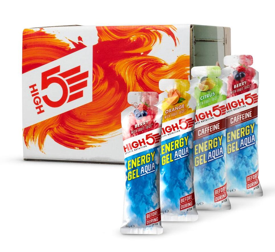 High5 Energy Gel Aqua Gemischte Geschmacksrichtungen (15x66g)