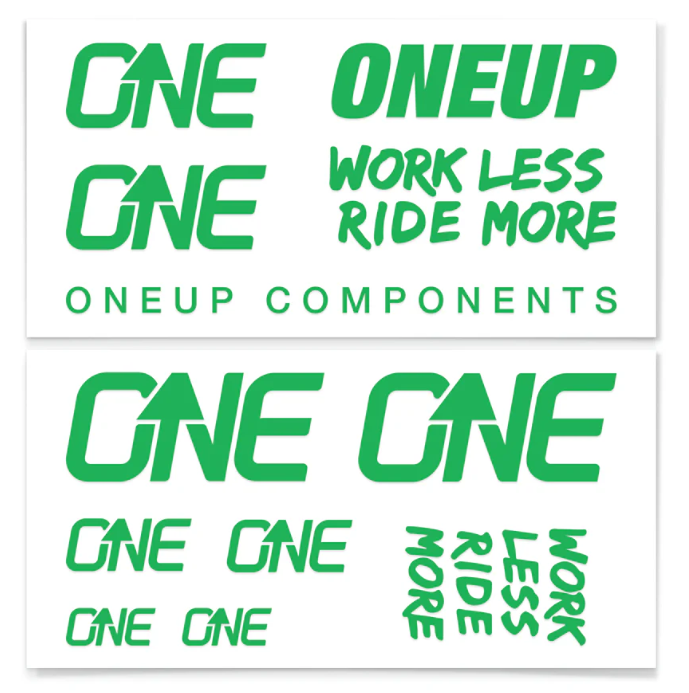 OneUp HB Decal Kit Grün