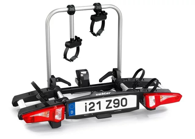Uebler Fahrradträger i21 Z90 mit 90°-Abklappfunktion 2 Fahrräder