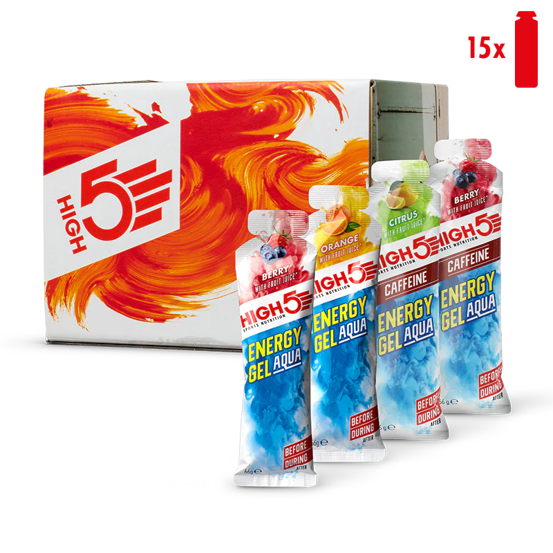 High5 Aqua Energiegel gemischte Geschmacksrichtungen Box (20x40g