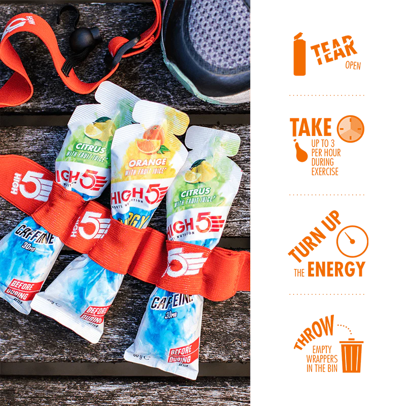 High5 Energiegel Aqua Orange 5x66 g MHD-Ware