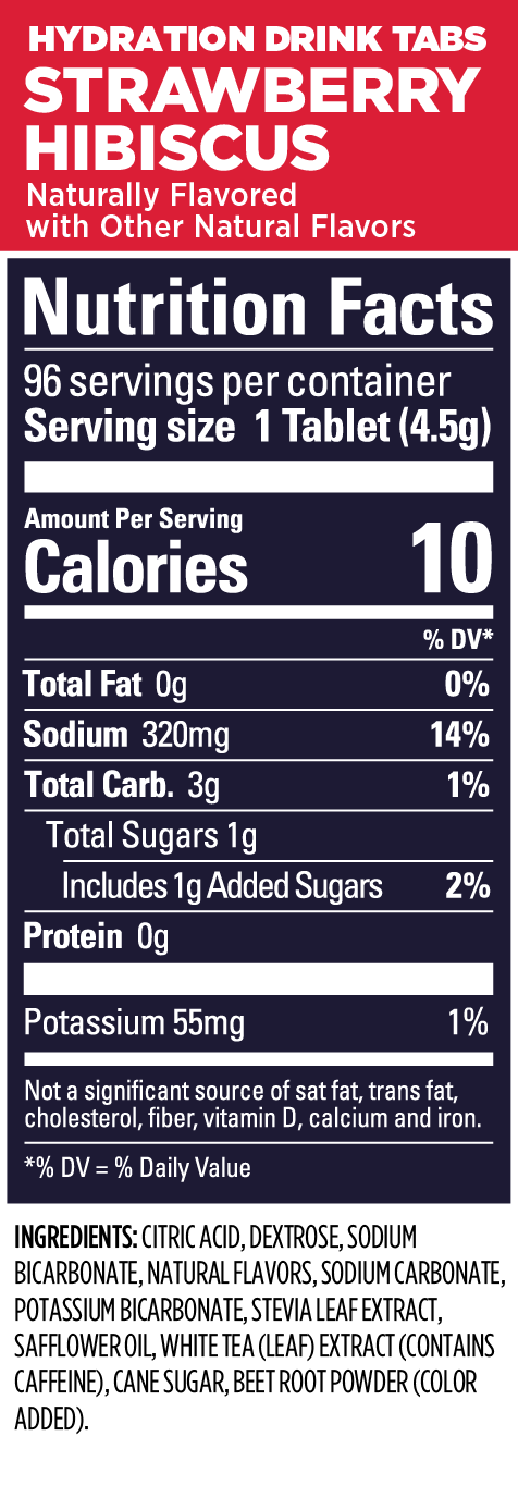 GU Energy Elektrolyt-Tabletten Erdbeer-Hibiskus 56g
