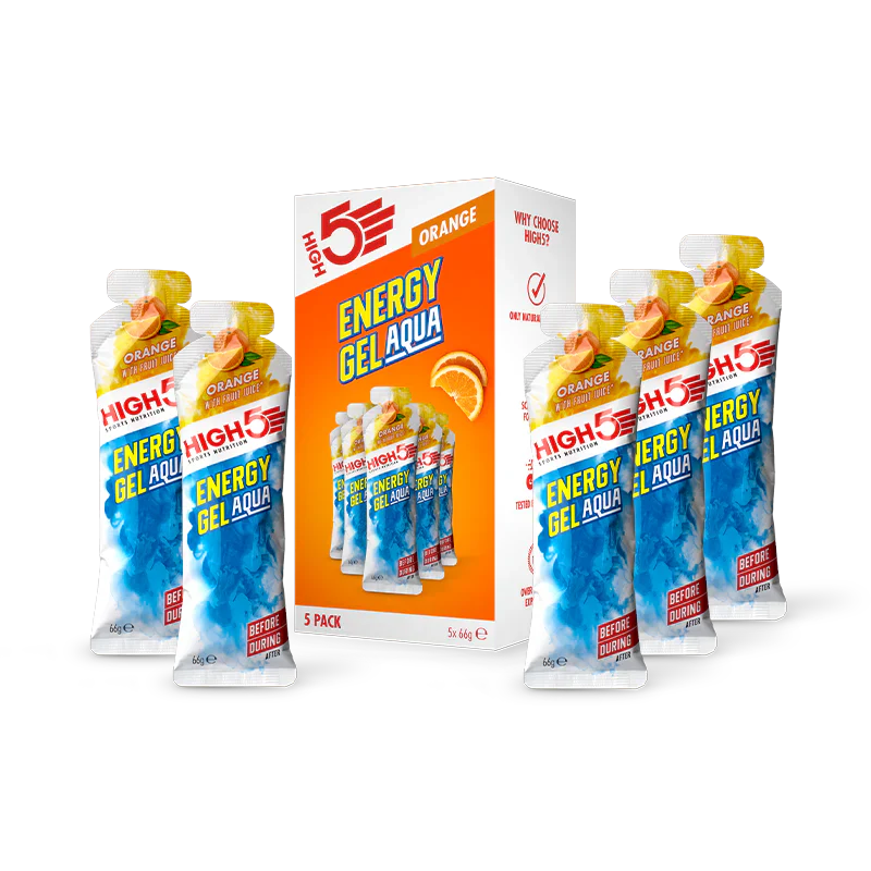 High5 Energy Gel Aqua Orange – Bundle-Angebot MHD-Ware