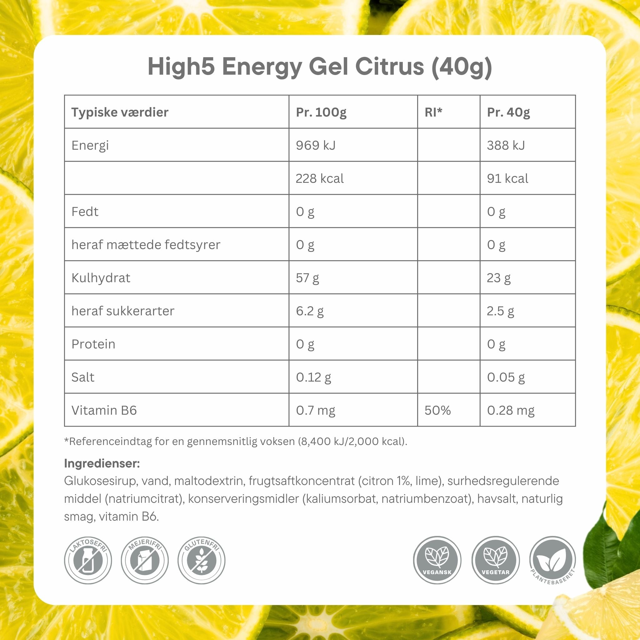 High5 Energiegel Mixed Flavors Box (20x40g) MHD-Ware