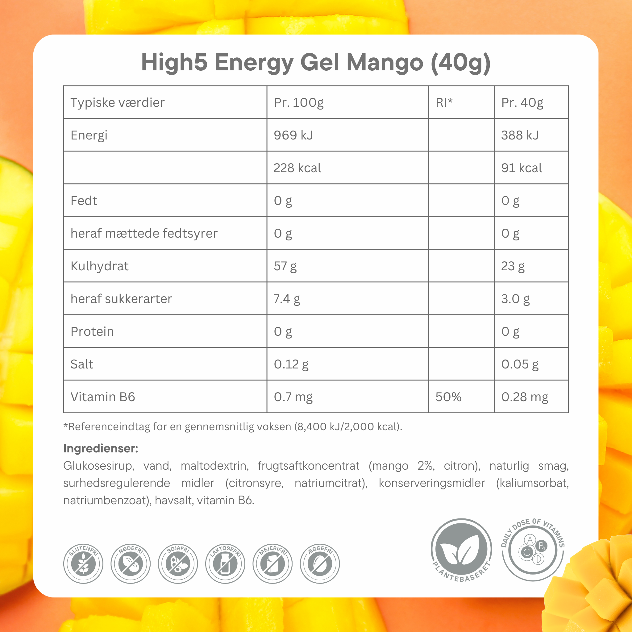 High5 Energy Gel Blackcurrant 40 g x 20 St. MHD-Ware