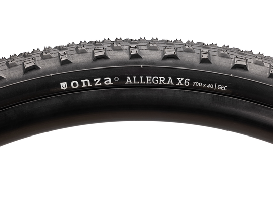 ONZA Allegra X6 Black 700x50C 675g Gravel Faltreifen