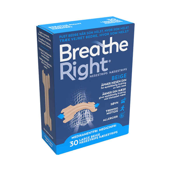 Breathe Right® Nasenstrip – Beige 30 Stk.