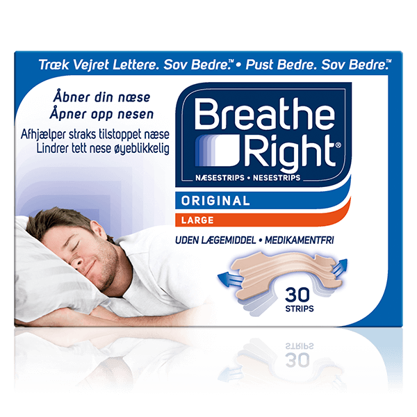 Breathe Right® Nasenstrip – Beige 30 Stk.