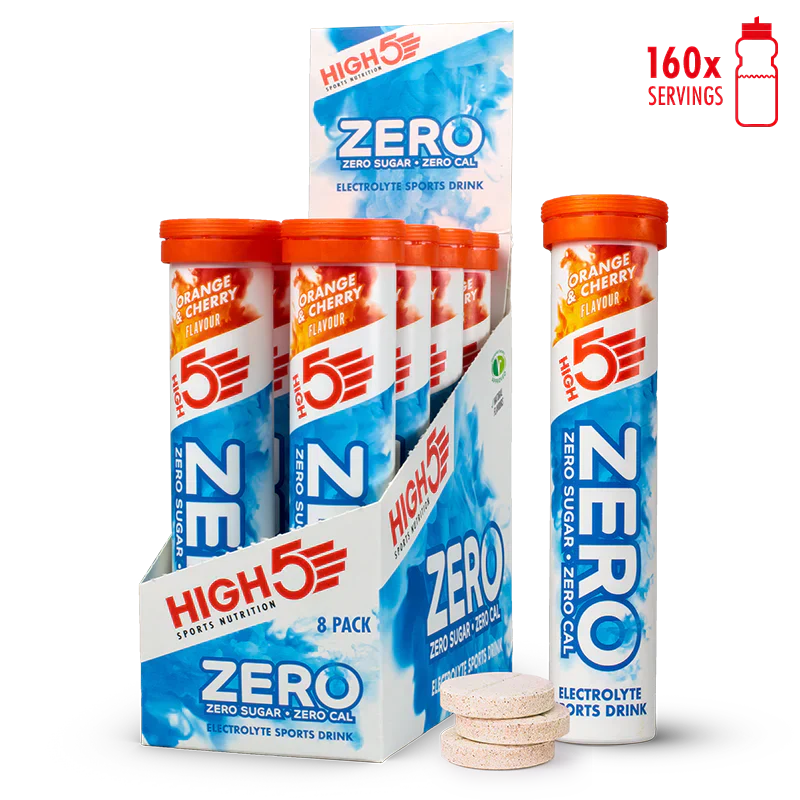 High5 ZERO Elektrolyttabletten Orange & Kirsche (8x20 Tabletten)