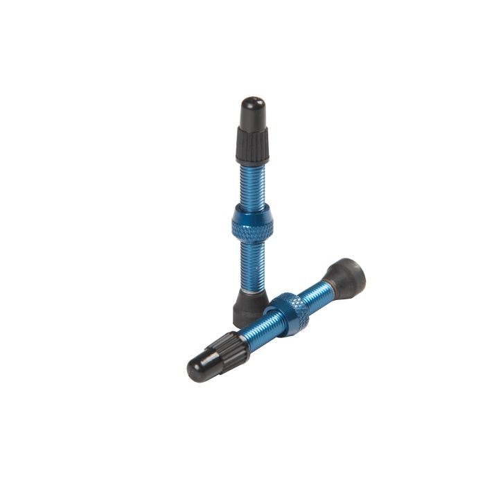 Stan's Tubeless Ventilsatz ALU Presta 44 mm (Blau)