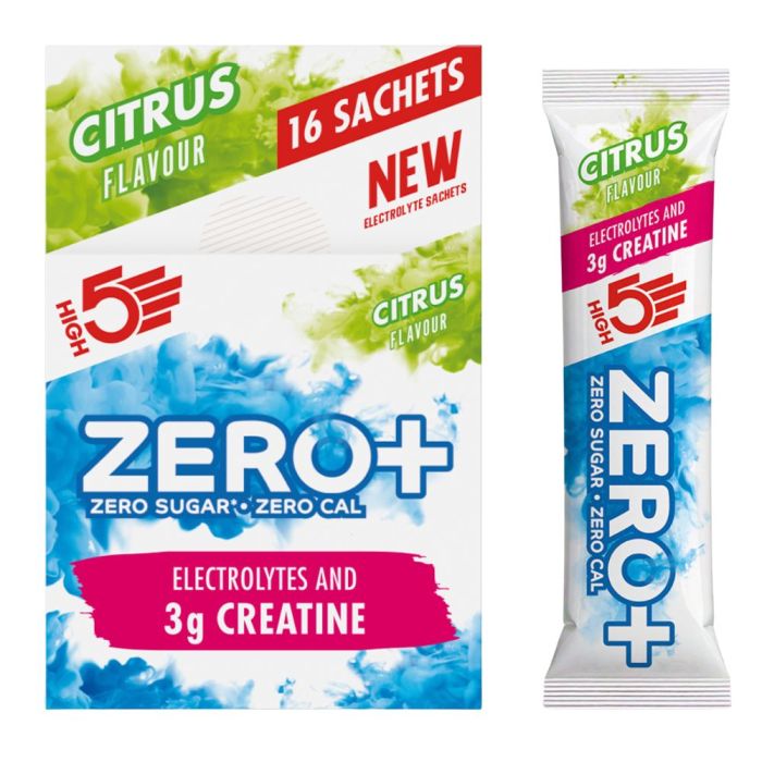 High5 Zero+ Kreatin Elektrolyt 16 x 9 Gramm Zitrone