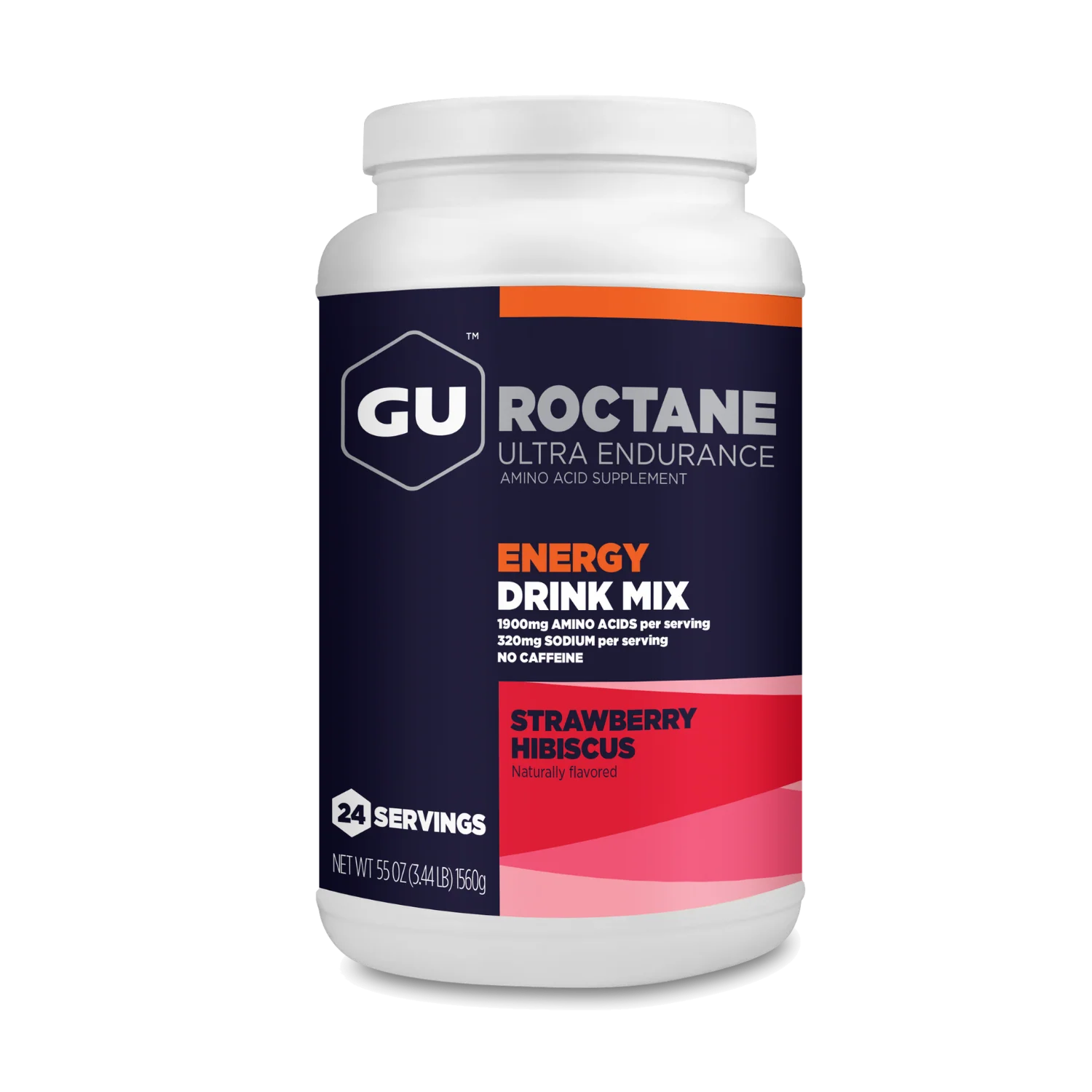 GU Energy Drink Roctane Erdbeer Hibiskus 1560g