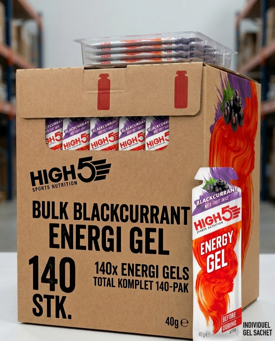 High5 Energy Gel Blackcurrant 40 g x 140 St. MHD-WARE Karton