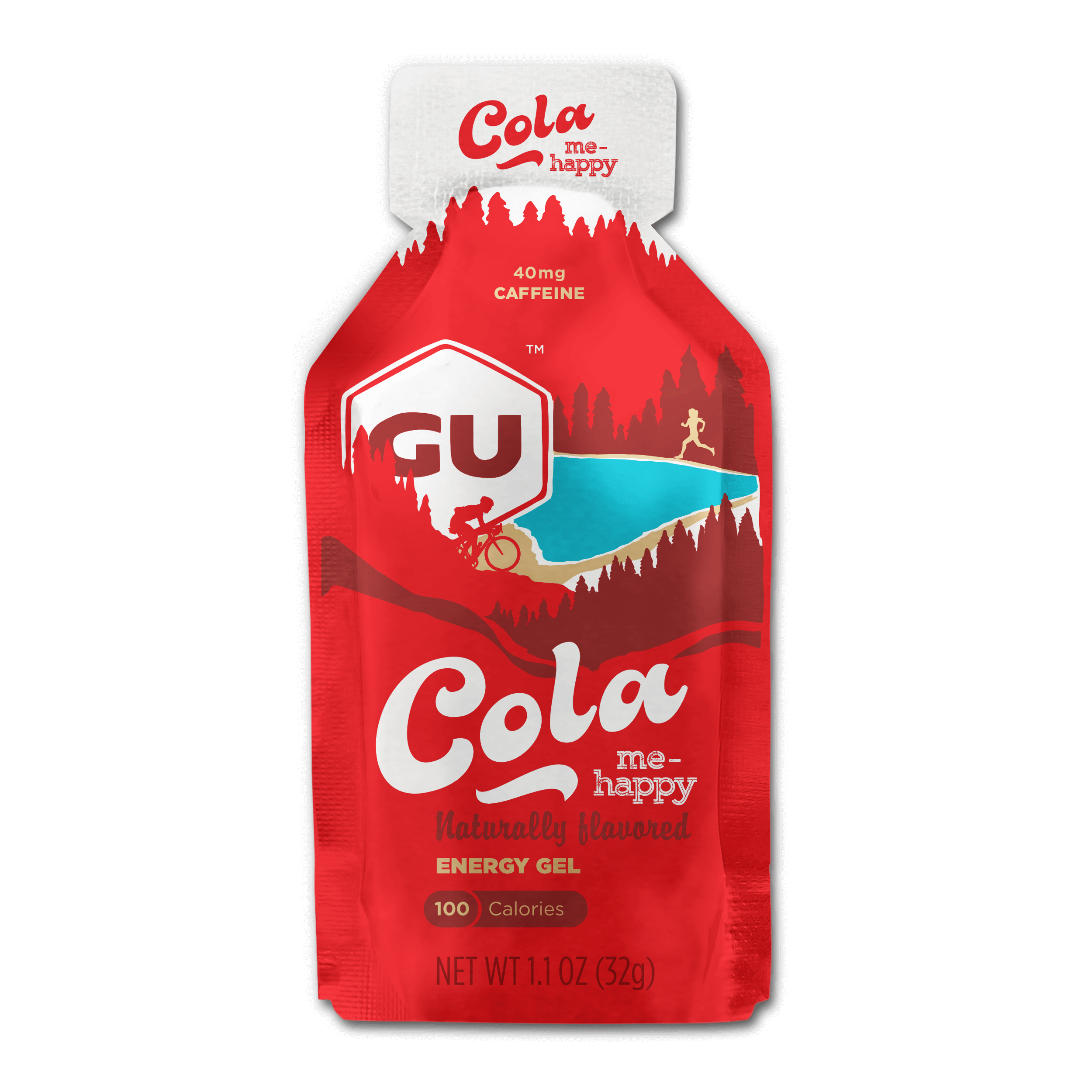 GU Energy Energy Gel Cola Me Happy mit Koffein (24 x 32g)