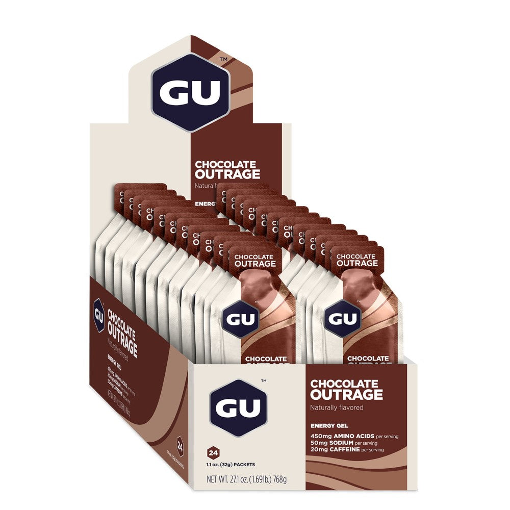 GU Energy Energiegel Chocolate Outrage mit Koffein 32g