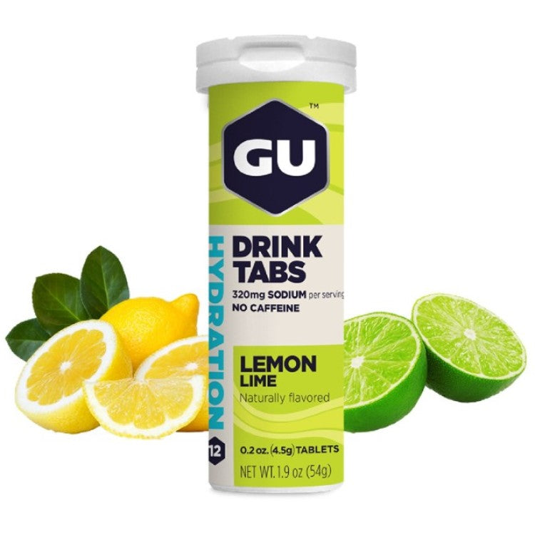 GU Energy Elektrolyt-Tabletten Zitrone-Limette (8 x 12 Tabs)