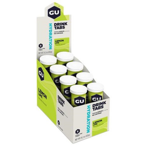 GU Energy Elektrolyt-Tabletten Zitrone-Limette (8 x 12 Tabs)