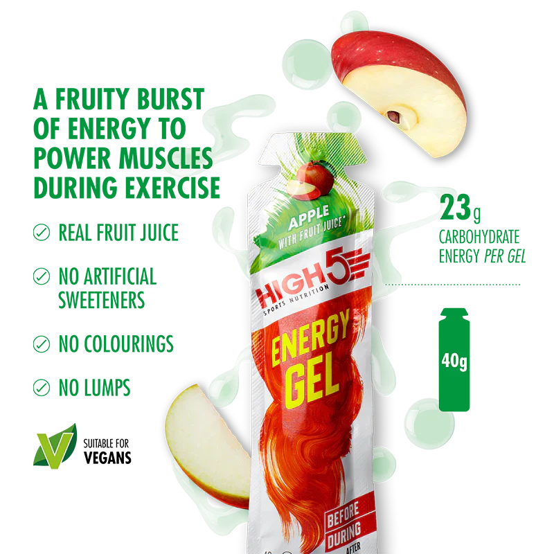 High5 Energiegel Mixed Flavors Box (20x40g) MHD-Ware