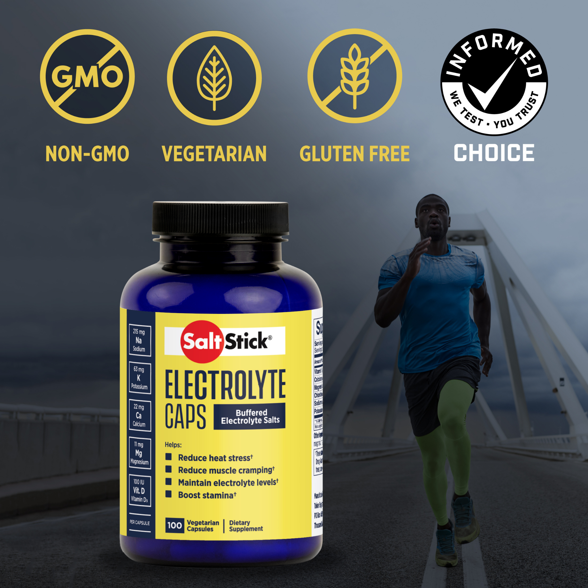 SaltStick Elektrolytkapseln (100 Kapseln)