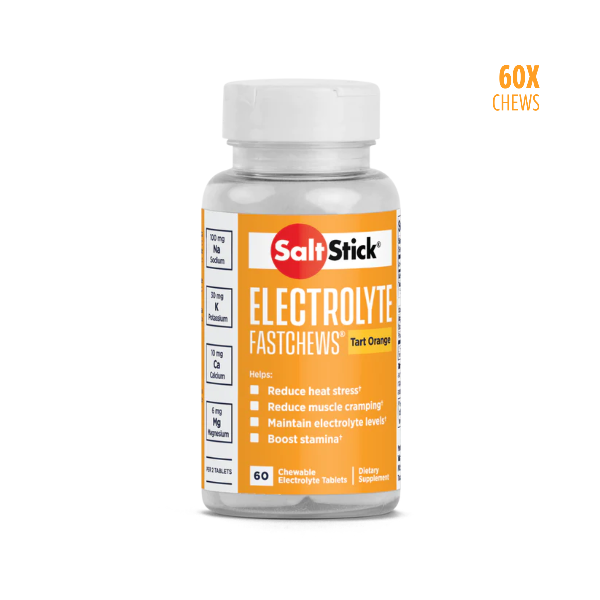 SaltStick Elektrolyt Fastchews Orange (60 Kautabletten)