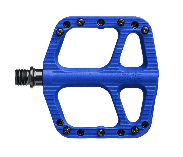 OneUp Composite Small Flat Pedals Blau