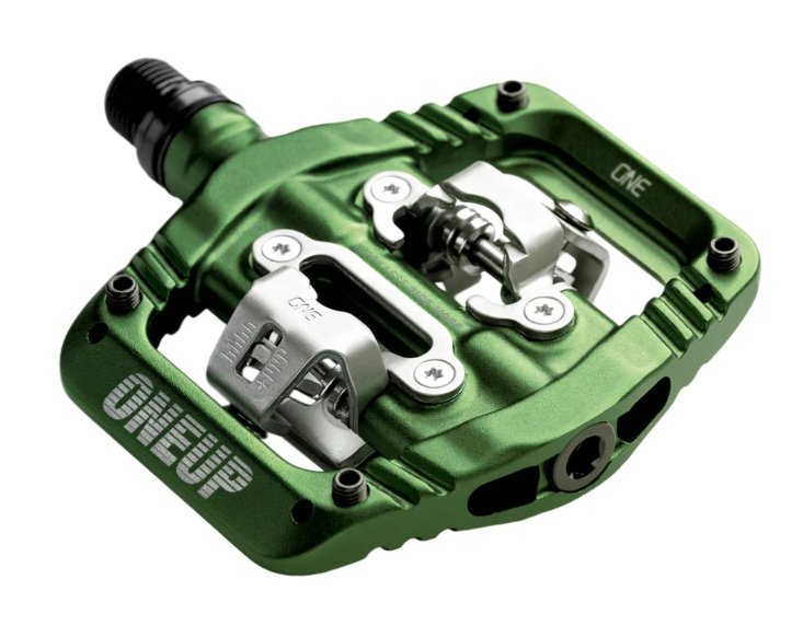 OneUp Clip Pedals Dunkelgrün