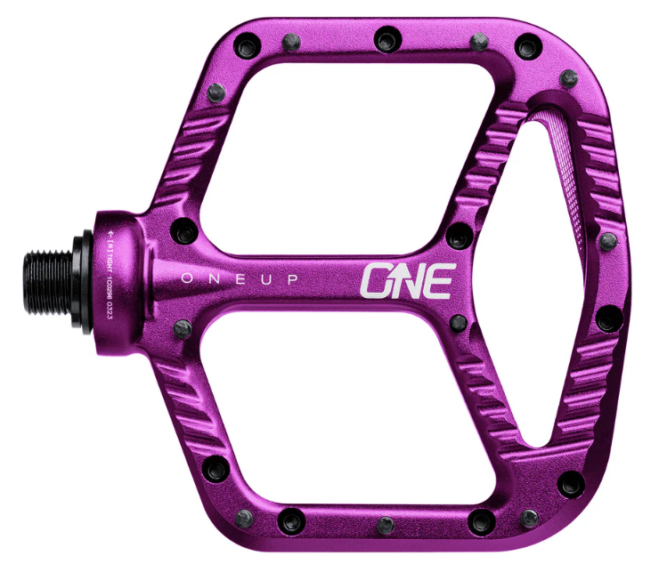 OneUp Aluminium Flatpedale Violett