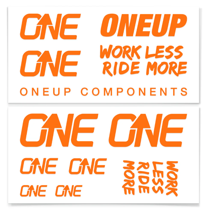 OneUp HB Aufkleber-Set Orange