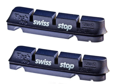 SwissStop Felgenbremsbeläge Flash Pro Original Schwarz (Alu-Felge)