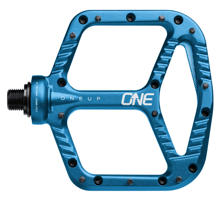OneUp Aluminium Flat Pedale Blau