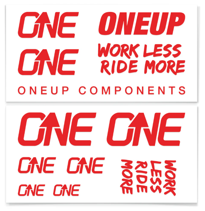 OneUp HB Decal Kit Rot