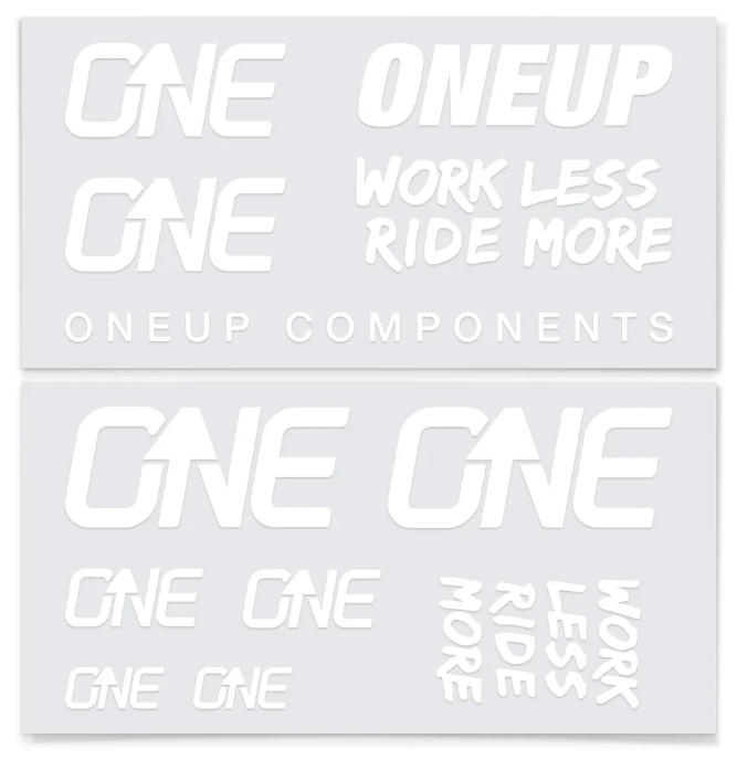 OneUp HB Decal Kit Weiß