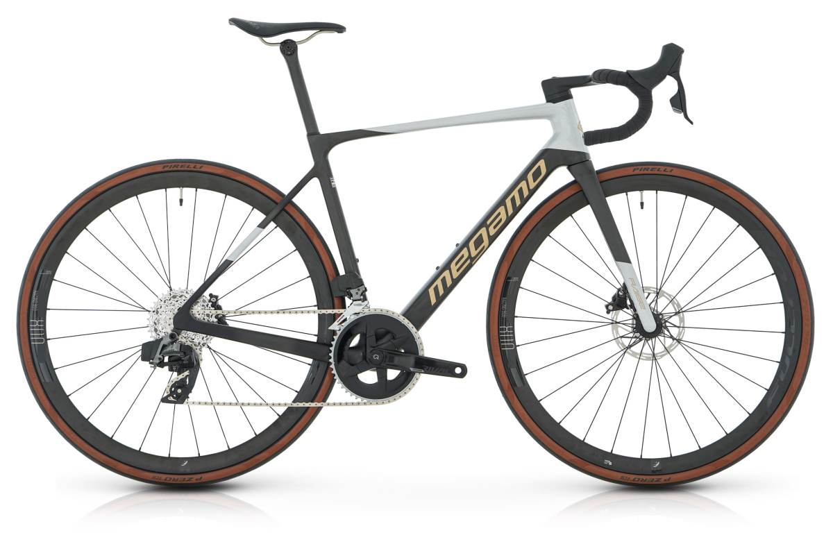 Megamo RAISE 09 AXS Rennrad WHITE ICE Large 2025