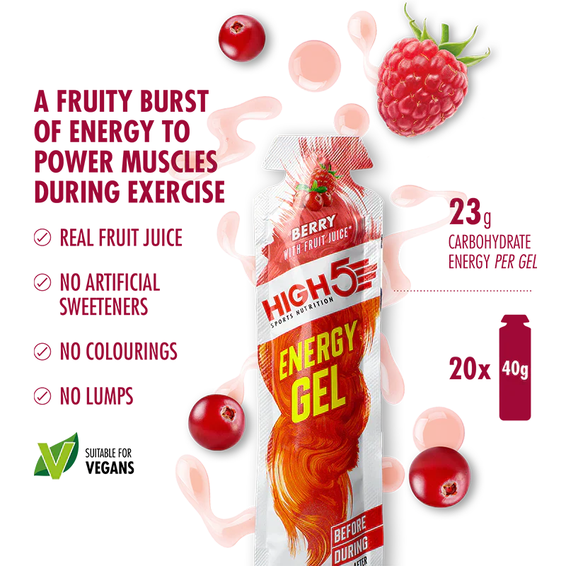 High5 Energy Gel Beere 20x40 g