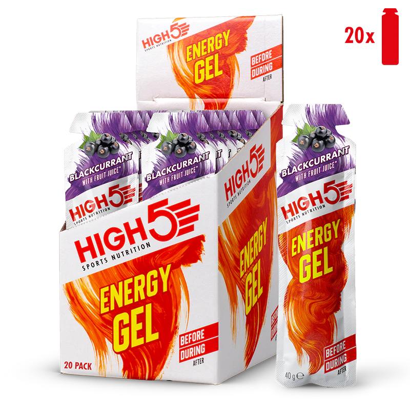 High5 Energy Gel Blackcurrant 40 g x 20 St. MHD-Ware