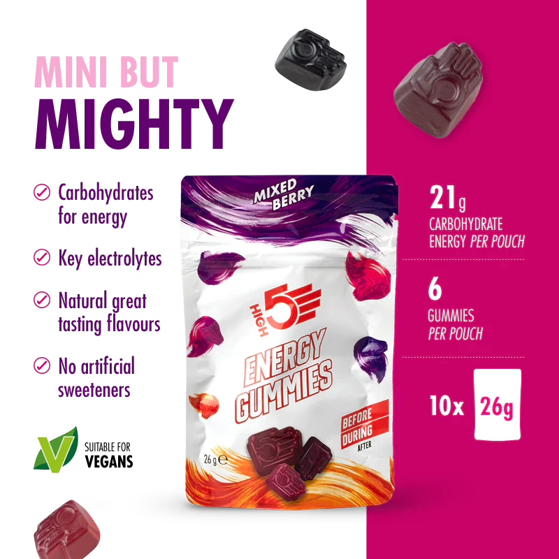 High5 Energy Chews Mixed Berry (10x26g)