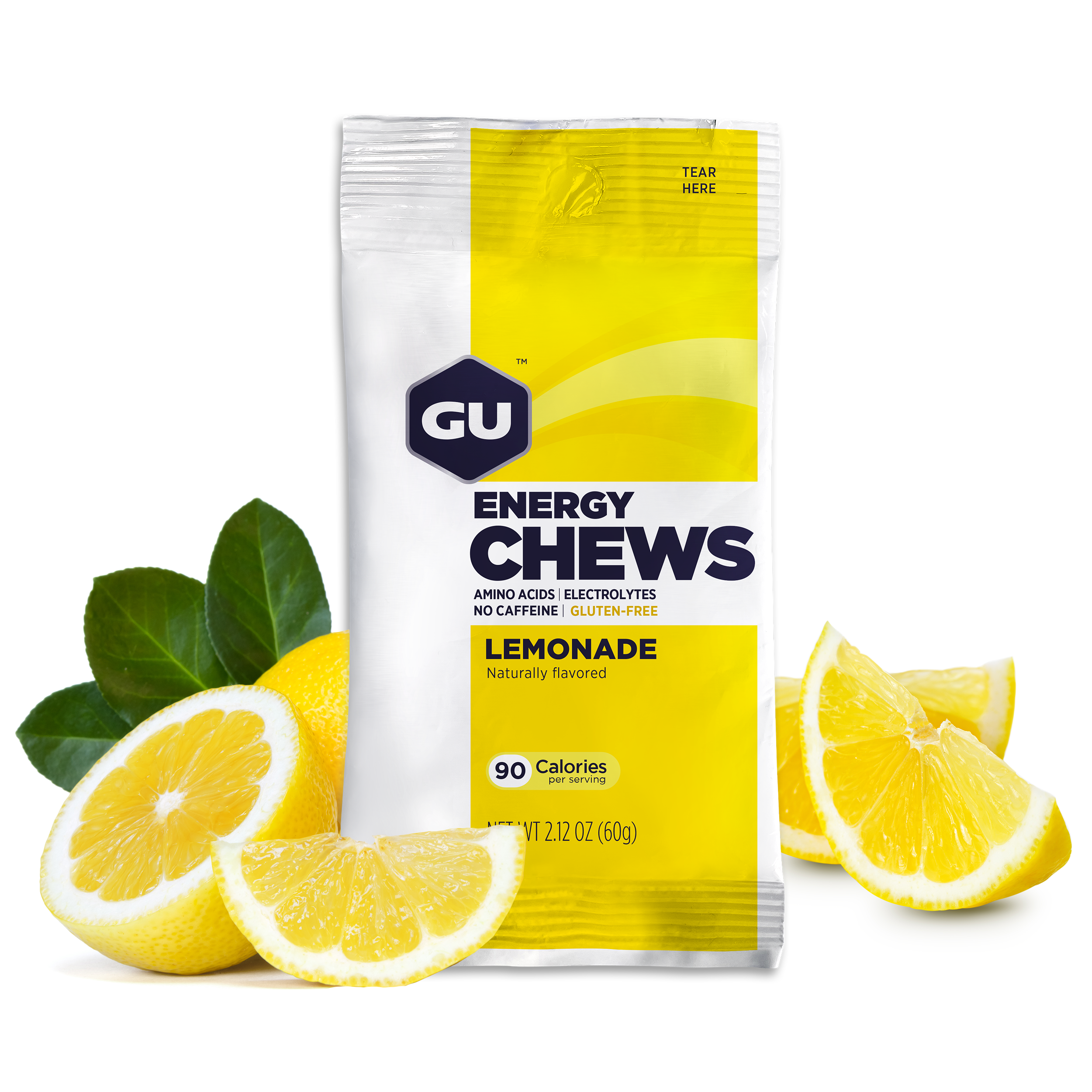 GU Energy Chews Lemonade (12 x 60g) HALTBARKEITSWARNEUNG