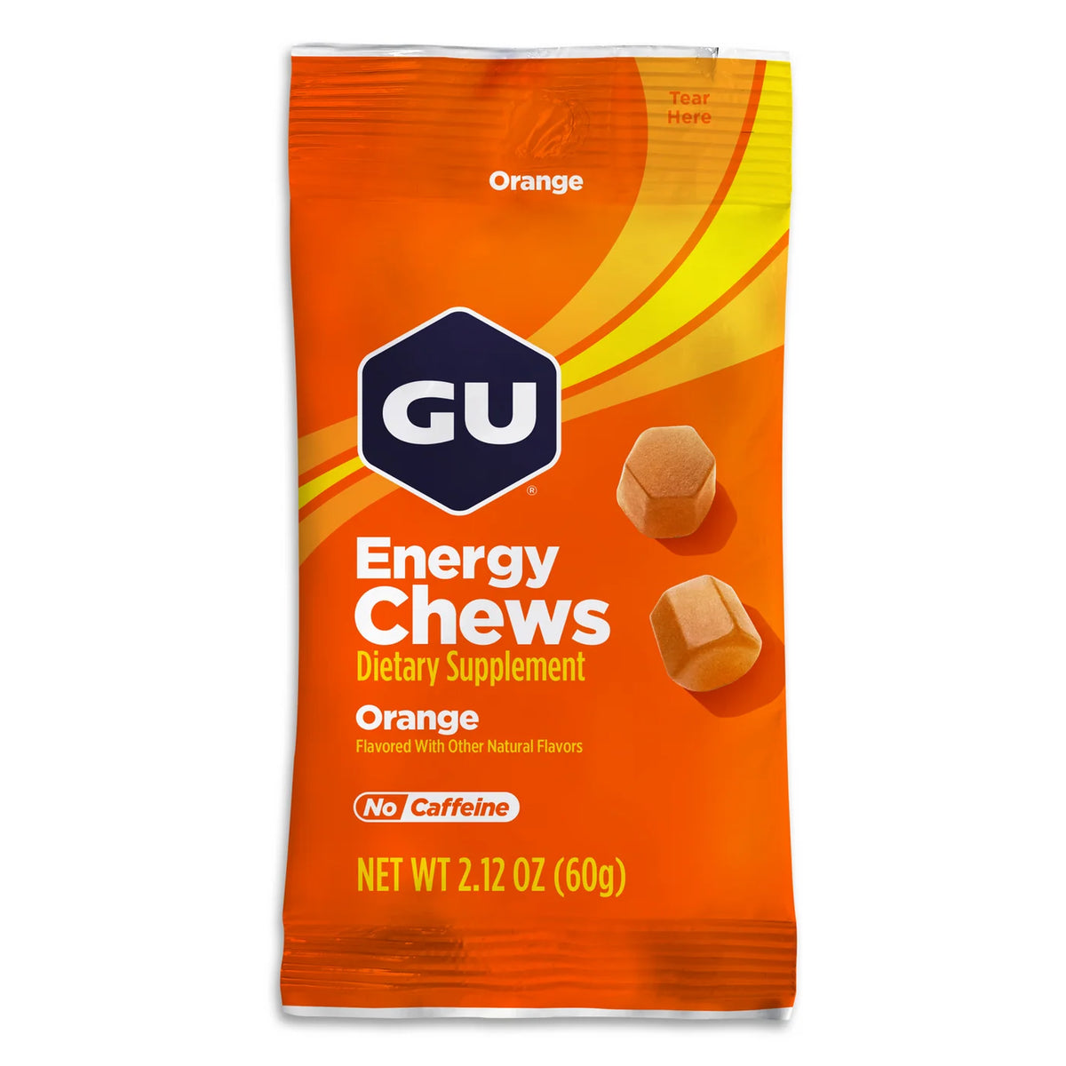 GU Energy Chews Orange (12 x 60g) MHD-Ware