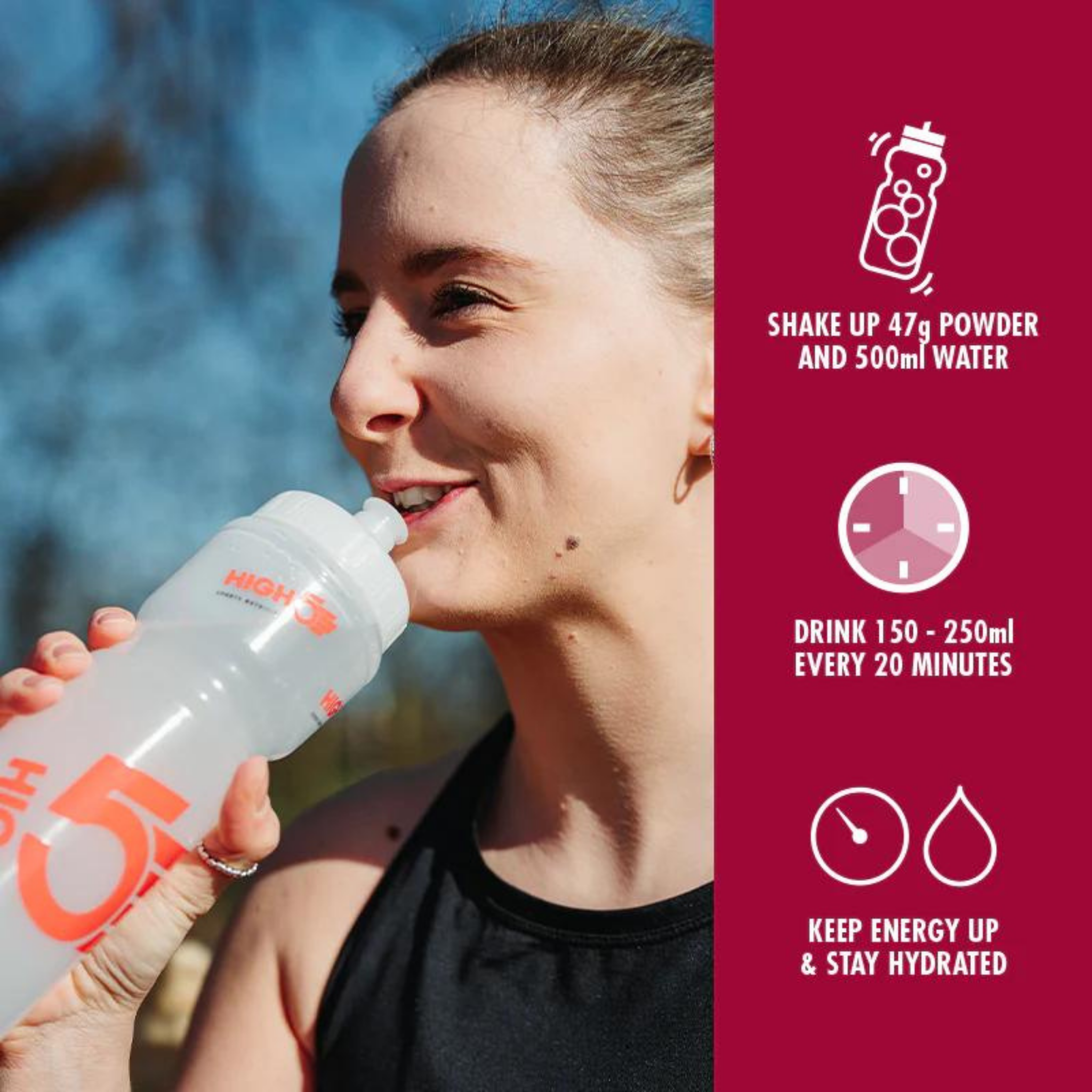 High5 Energydrink Beere (2,2 kg)