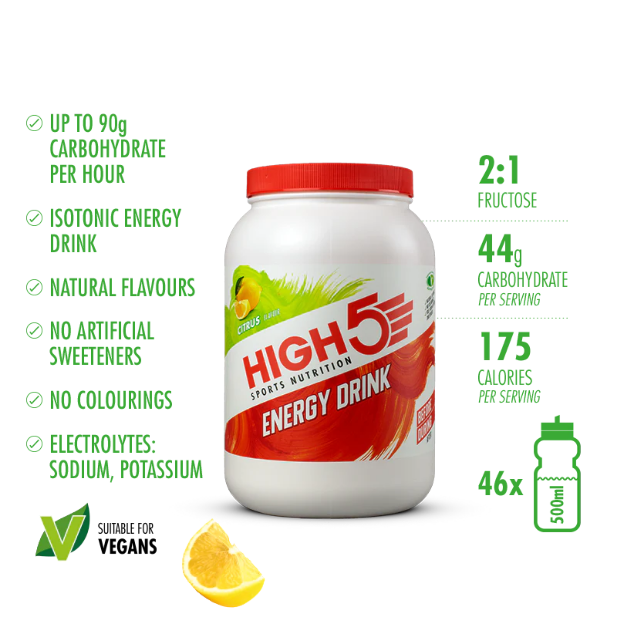 High5 Energydrink Citrus (2,2 kg)