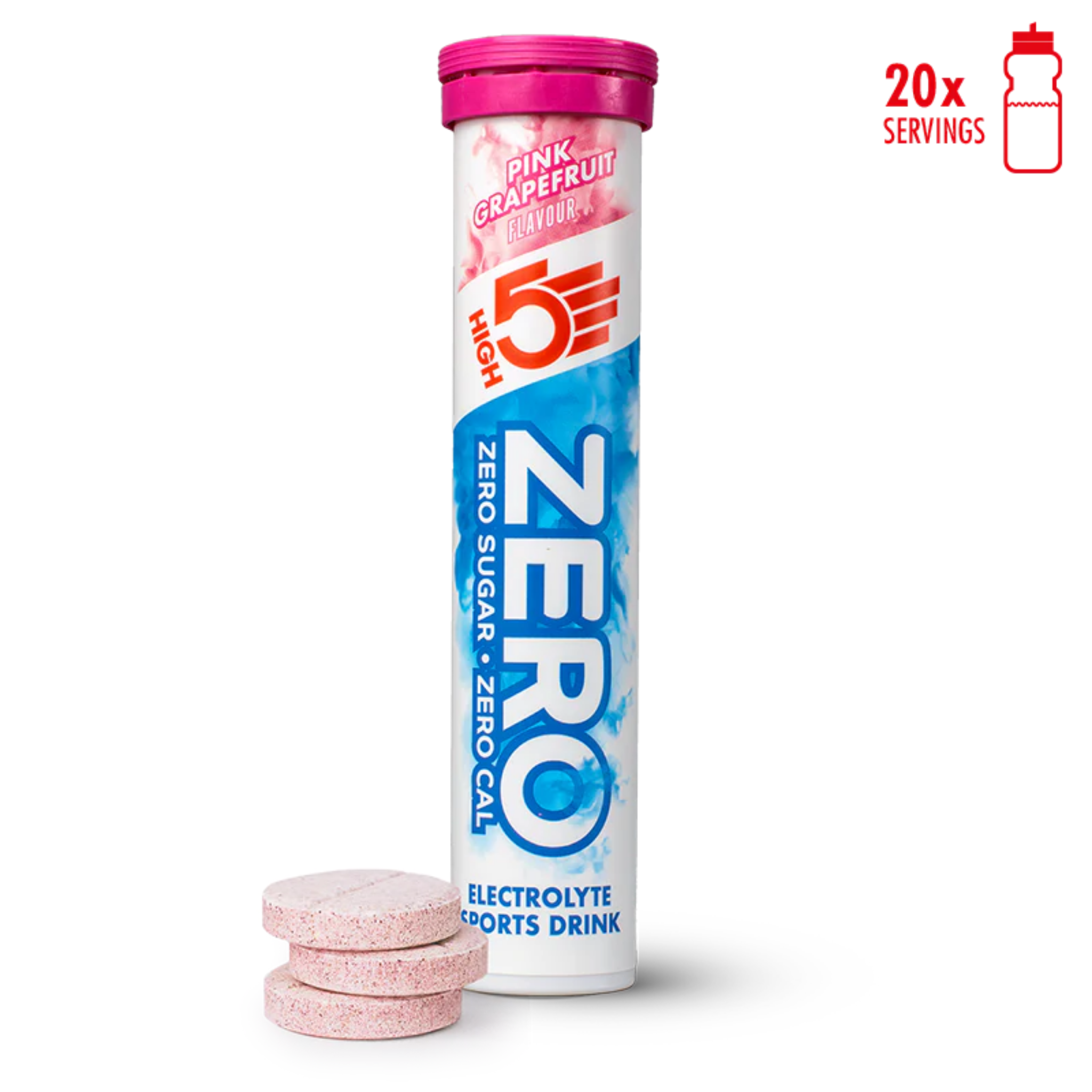 High5 Elektrolyttabletten ZERO Pink Grapefruit (20 Tabletten)