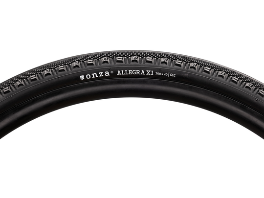 ONZA Allegra X1 Schwarz 700x45C 600g Gravel Faltreifen
